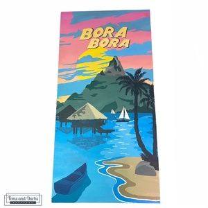 Hand Painted Bora Bora Inspired Art